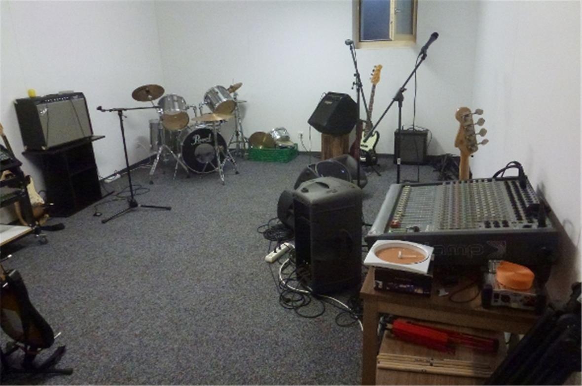 Lärmgedämmtes Musikzimmer.