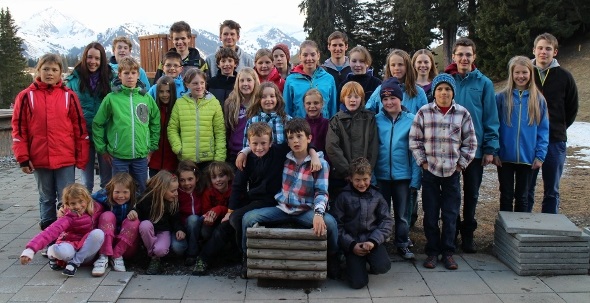 Langlaufnachwuchs in Partystimmung…