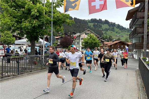 Laufen für die Rückenmarksforschung: Der Wings-for-life-Run fand heuer erstmals auch in Zweisimmen statt.