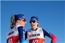 Laurien van der Graaff (Startnummer 62) im Gespräch mit Nadine Fähndrich.