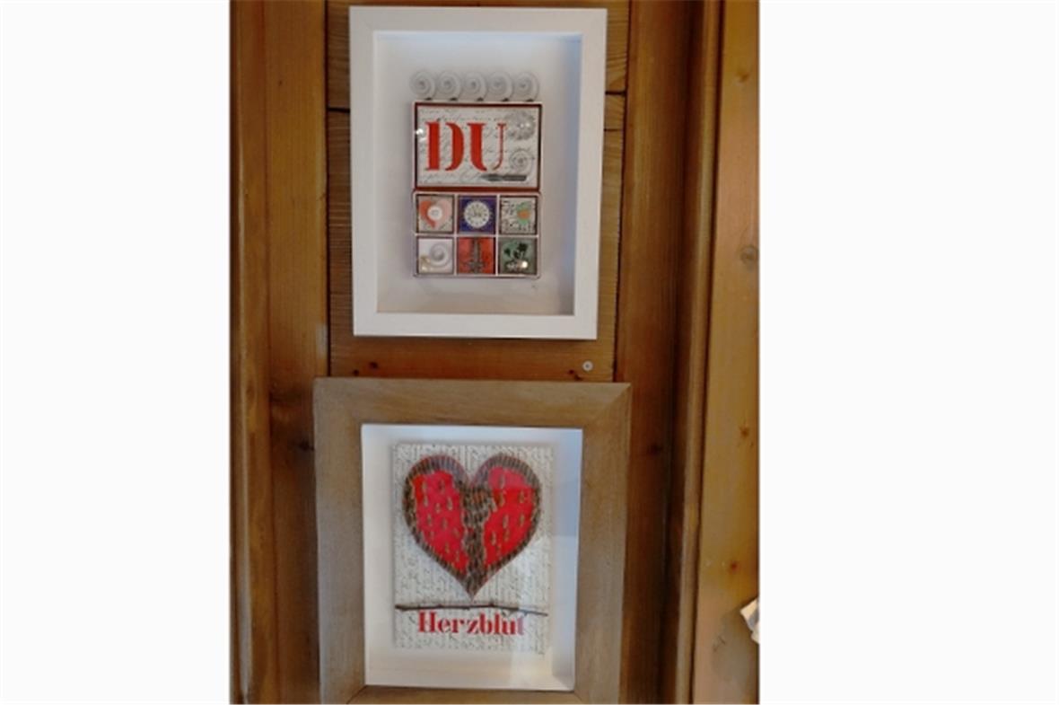 «Lebensthemen und -weisheiten», Collagen wie «rund ums Herz» stehen für ihn im V...