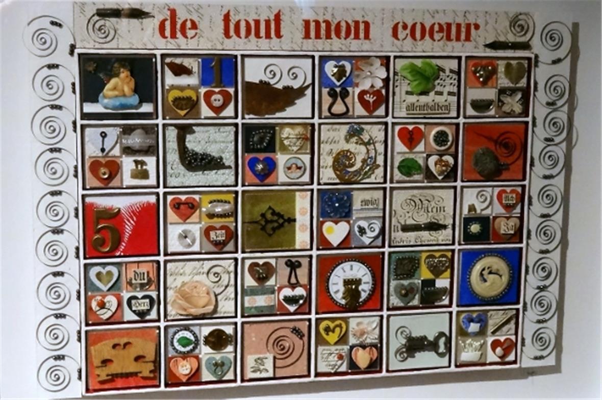 «Lebensthemen und -weisheiten», Collagen wie «rund ums Herz» stehen für ihn im V...