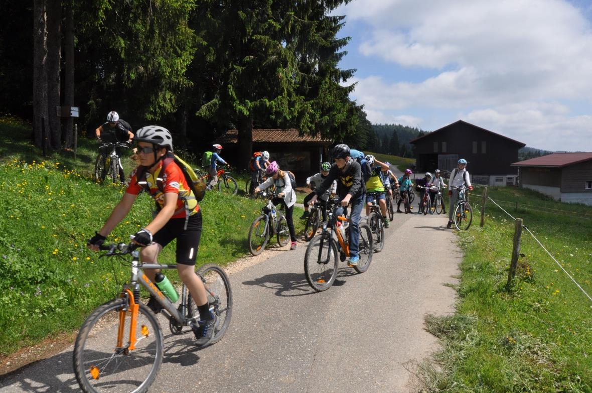 Letzter Aufstieg auf den Mont Soleil.