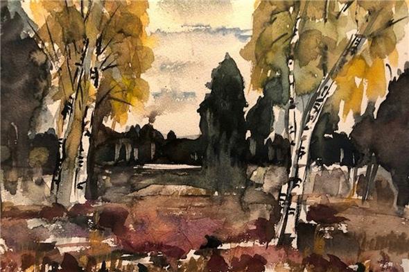 «Lüneburger Heide» von Lilly Zimmerli.