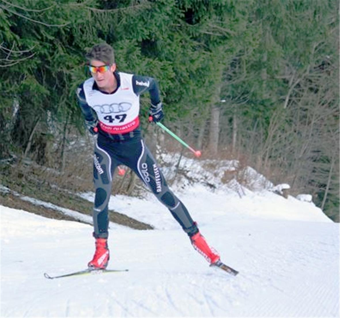 Lukas Kurt bei seiner Aufholjagd am Sonntag.