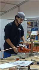 Lukas Pfäffli während der Berufsmeisterschaft