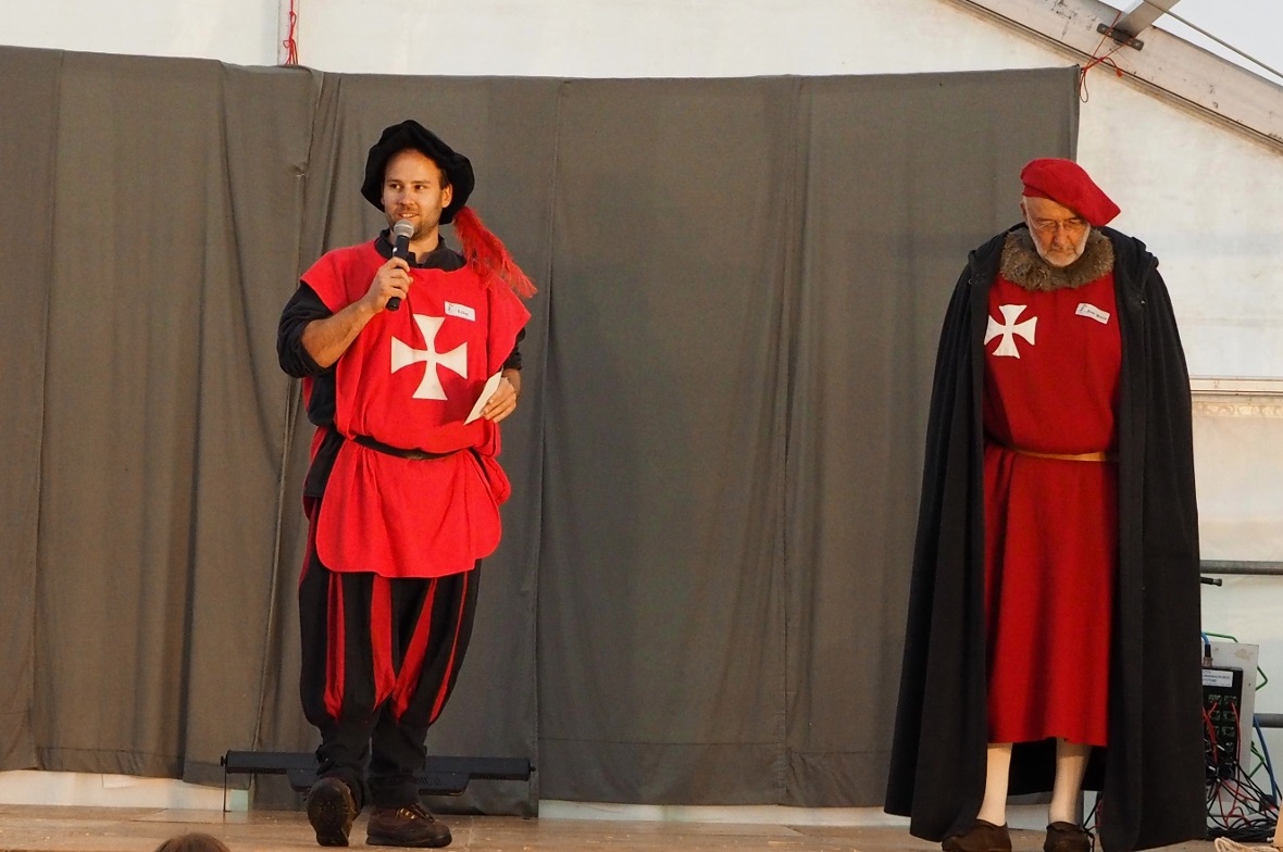 Lukas Stucki und Jean-Pierre Beuret, Mitglieder der Festkommission.