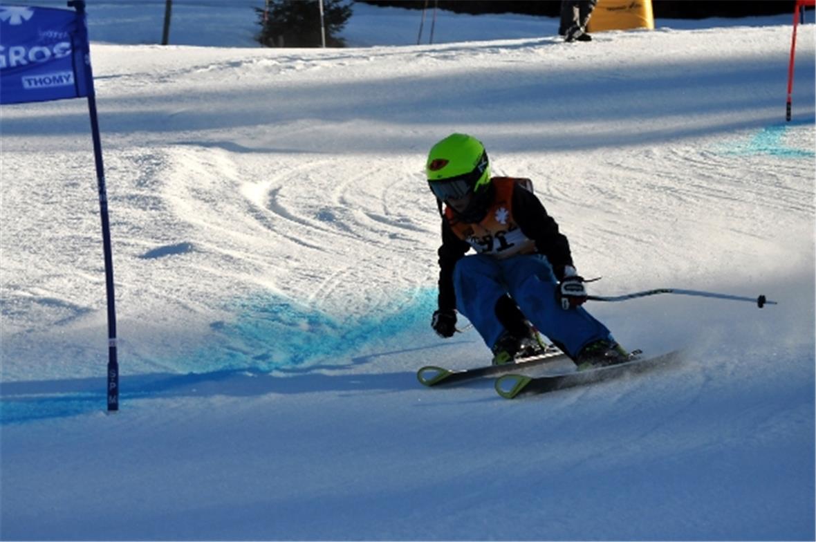 Lyonel Staub zeigte, dass man auch ohne Renndress schnell unterwegs sein kann!