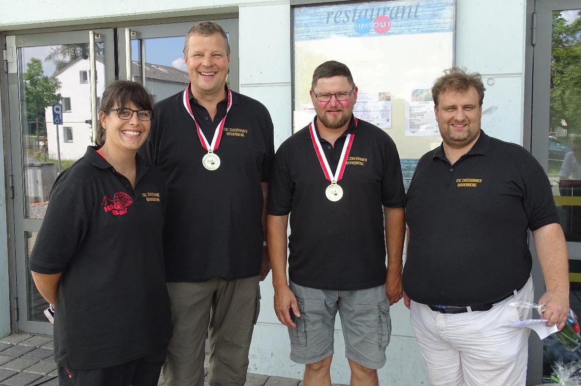 Madlaina Caviezel, Bernhard Vorderegger, Heinz Knöri und Thomas Hiltbrand.