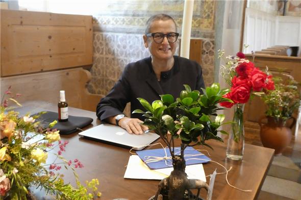 Magdalena Schatzmann erfreute sich am Abschiedskonzert.