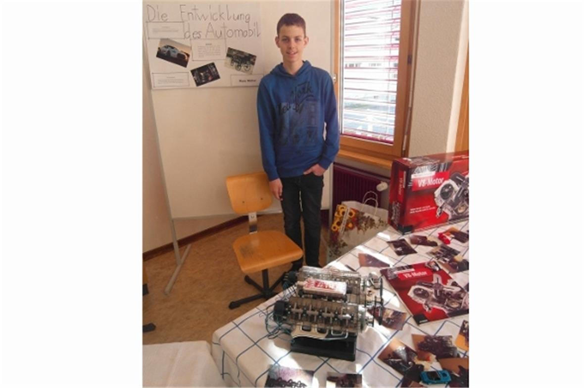 Marc Müller berichtet über die Entwicklung des Automobils.