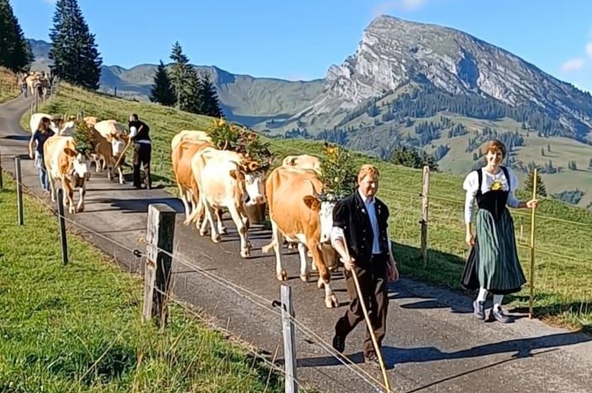 Marcel Stocker führte zusammen mit Partnerin Ursula Feuz die Züglete an.