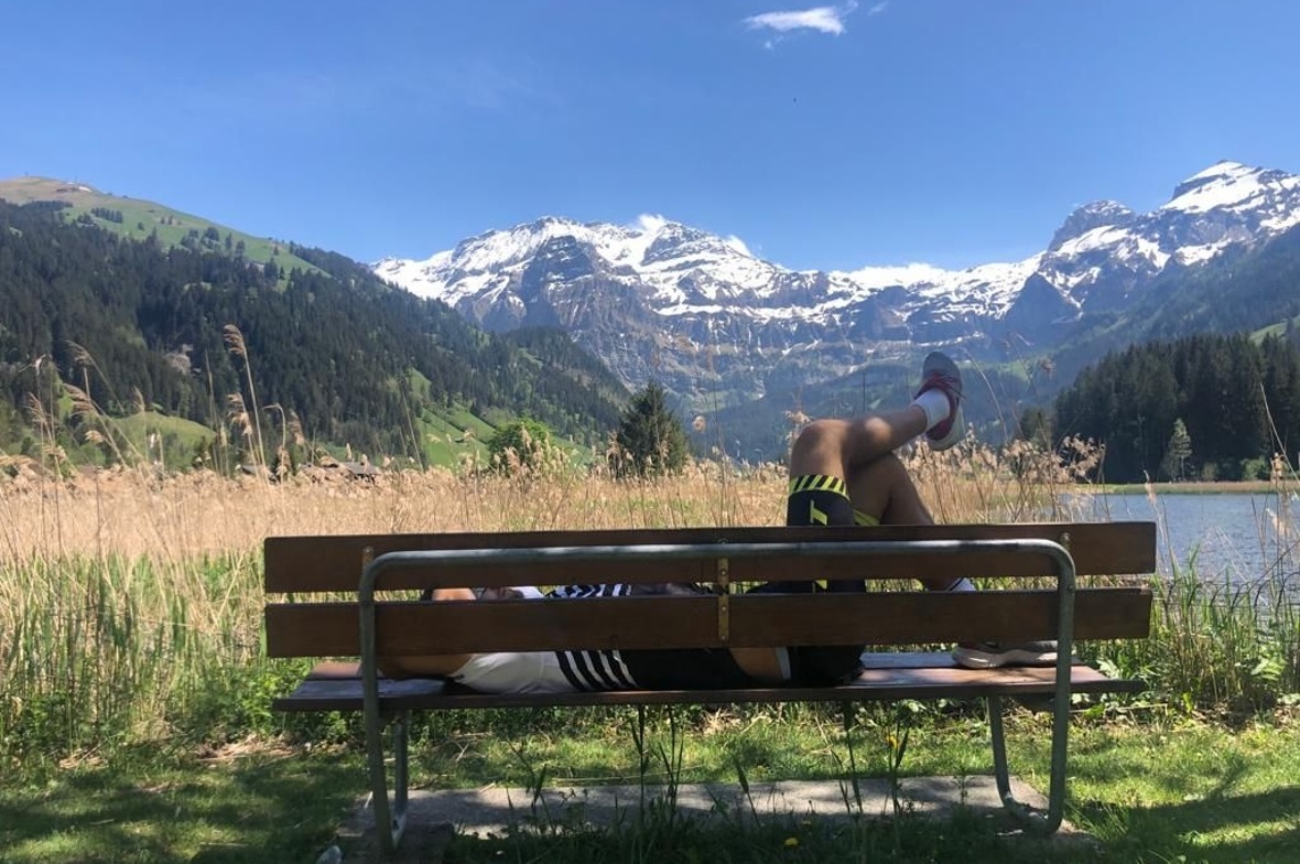 Marco Krattiger genoss vergangenes Jahr auch mal Erholung pur am Lenkersee.