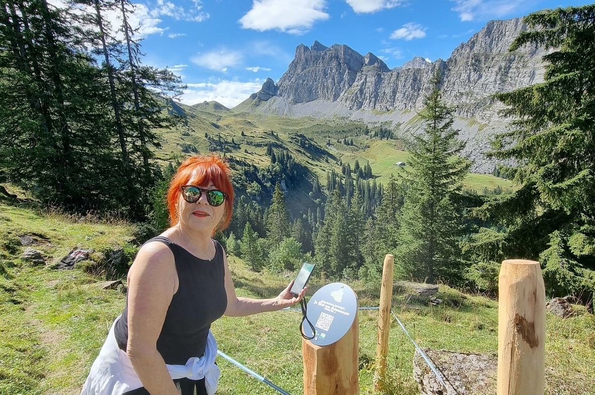Marianne Finger-Borter aus Interlaken ist Schülerin von Barbara Klossner, und ha...