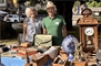 Marktstand Heimatmuseum Obersimmental am Vide-Greniers in Château-d’Œx.