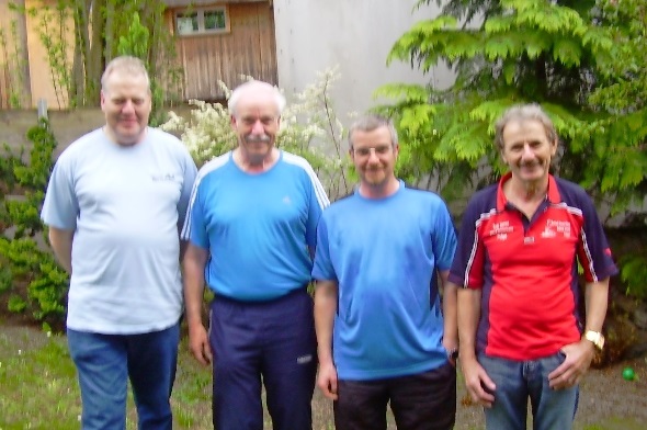 Markus Bohren, Bernhard Schneider, Niklaus Eschler (Rang 1), Paul Zaugg