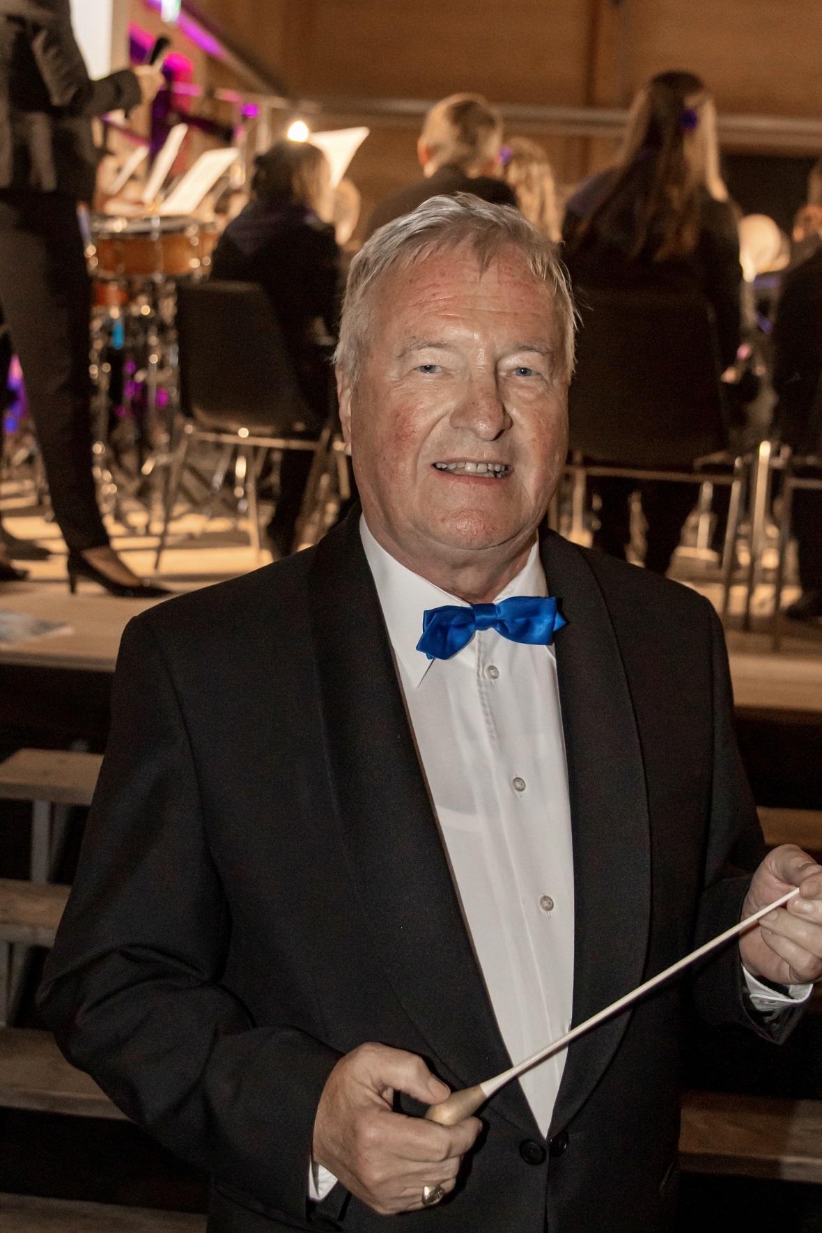 Markus S. Bach der Gründer der BBO kurz vor seinem Auftritt.