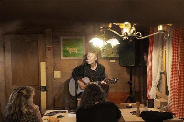 Markus Schranz bei seinem Konzert im Fang.