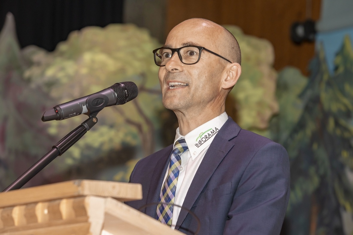 Markus Wildisen, Direktor INFORAMA, unterstrich die Wichtigkeit der Bildungsmögl...