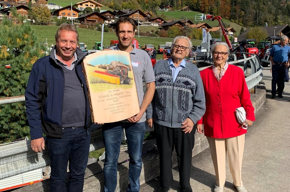 Martin Jungen, Verwaltungsrat und Geschäftsführer, Bernhard Gerber, Filialenleit...