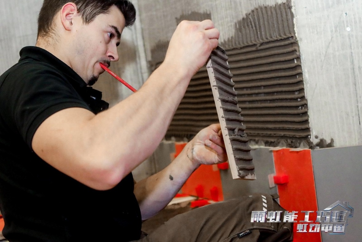 Matthias Kropf beim Einsatz in Peking.