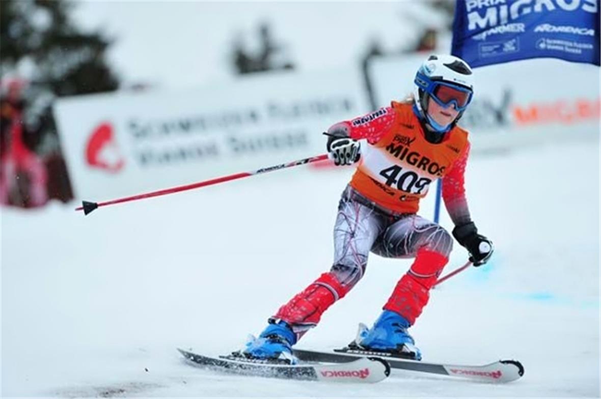 Melanie Locher aus Zweisimmen fährt auf den 6. Platz.