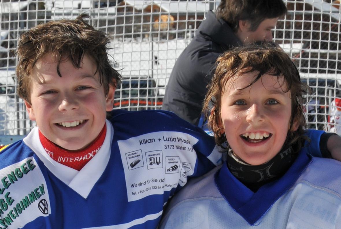 Merci Andri (rechts) für die Verstärkung.