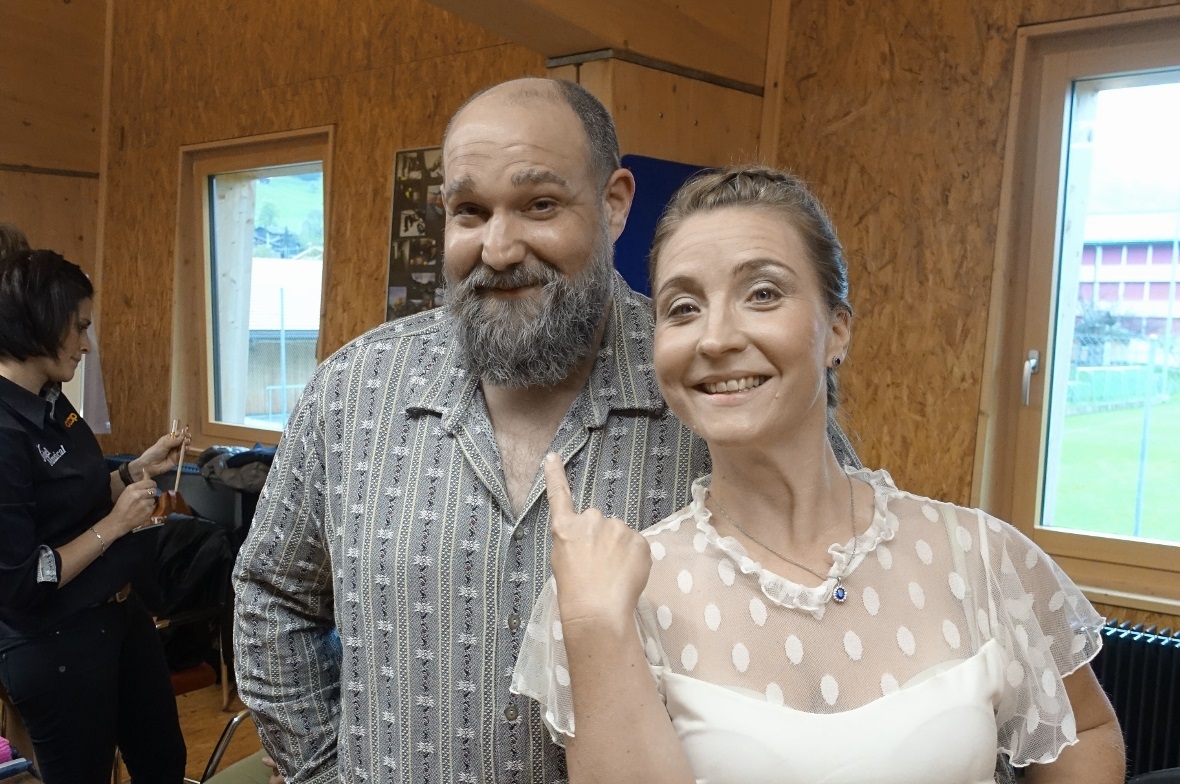 Mit Barbara Klossner und Markus Bühler standen zwei gesangliche Aushängeschilder...