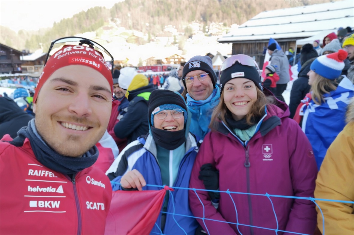 Mit familiärer Unterstützung im Aufwärtstrend: Joscha Burkhalter