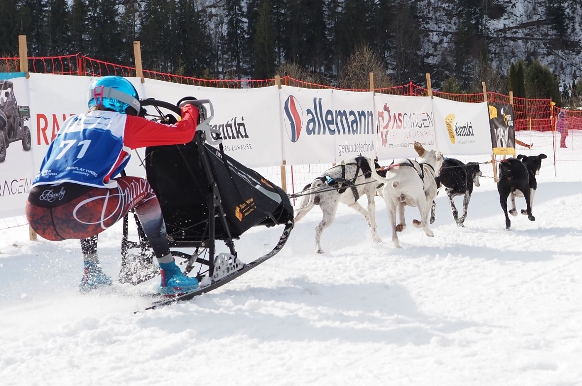 Mit voller Kraft geht's auf die Strecke.