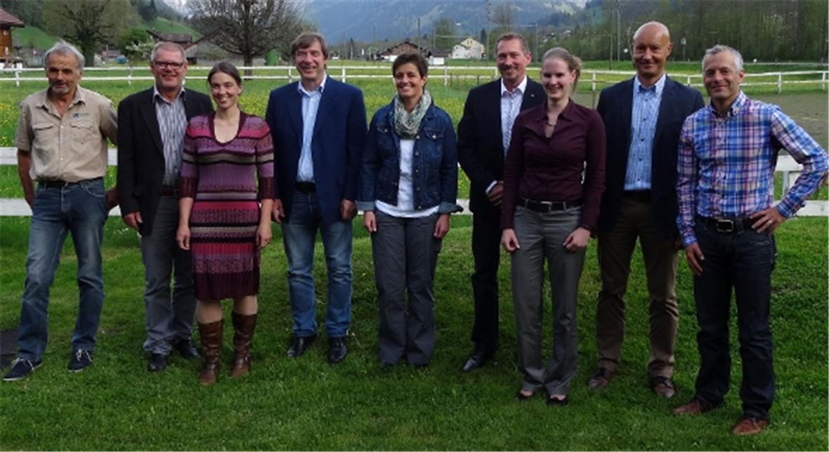 Mitglieder VR LST AG v.l.n.r: Oswald Kunz, Hansjörg Schneider, Daniela Niederhauser, Roland Berger (Präsident), Käthi Rösti, Oliver Kuhnen, Dominique Gatschet, André Troxler und Albert Kruker (Direktor).