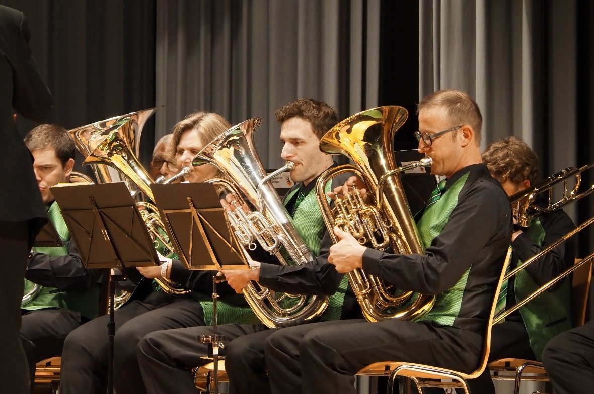 Musikgesellschaft Boltigen am Frühlingskonzert vom 25. März 2023.