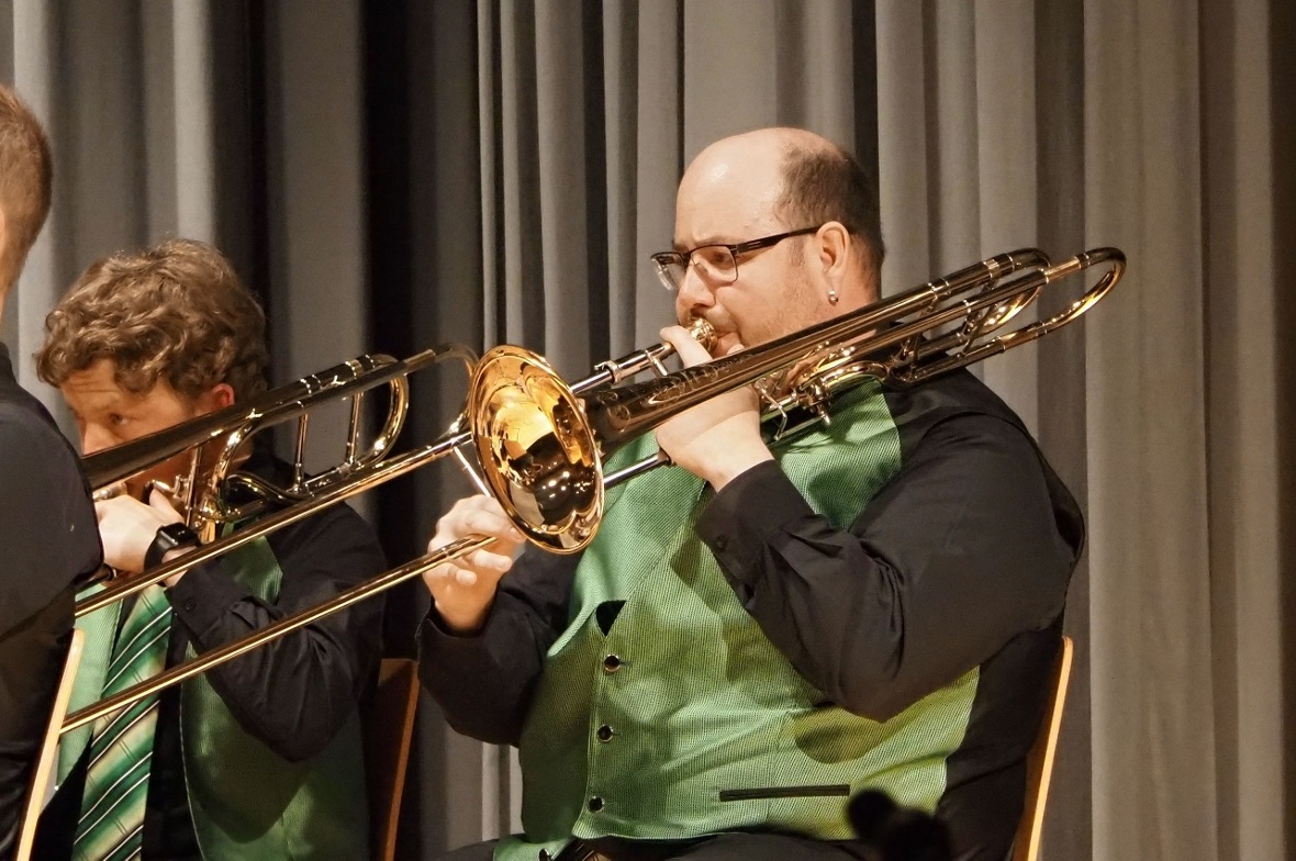 Musikgesellschaft Boltigen am Frühlingskonzert vom 25. März 2023.