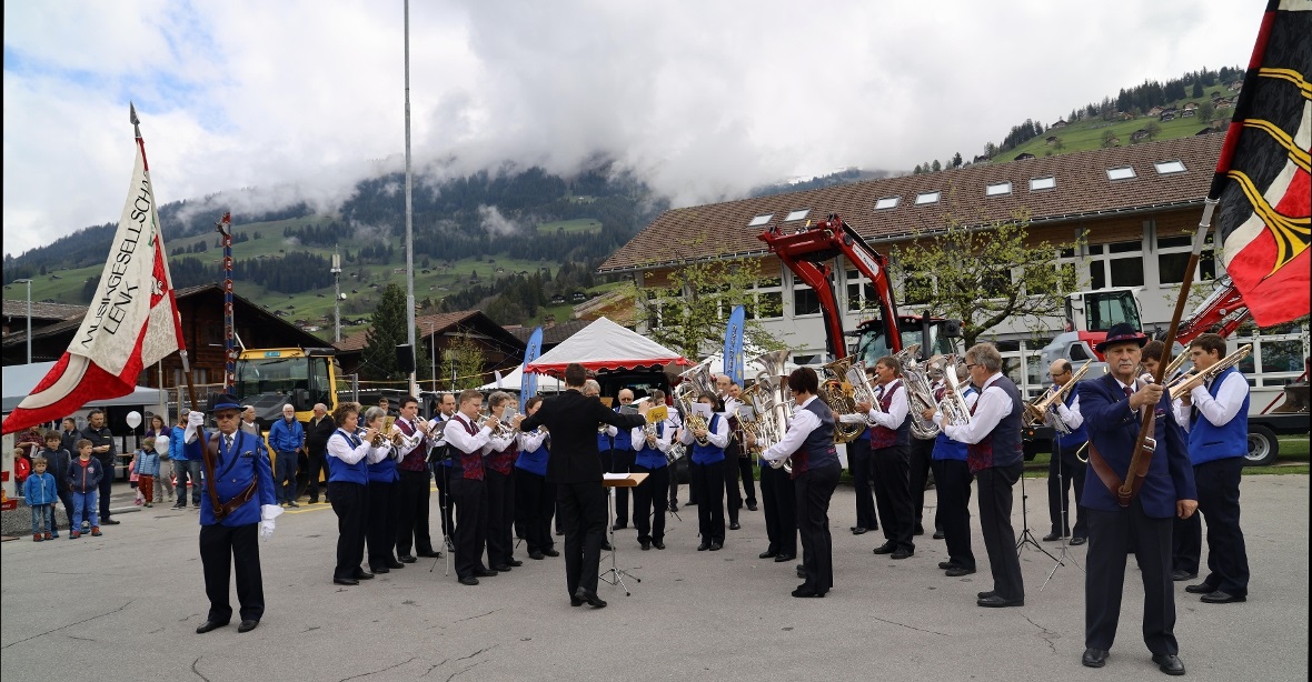 Musikgesellschaft Lenk und St Stephan im gemeinsamen Konzert