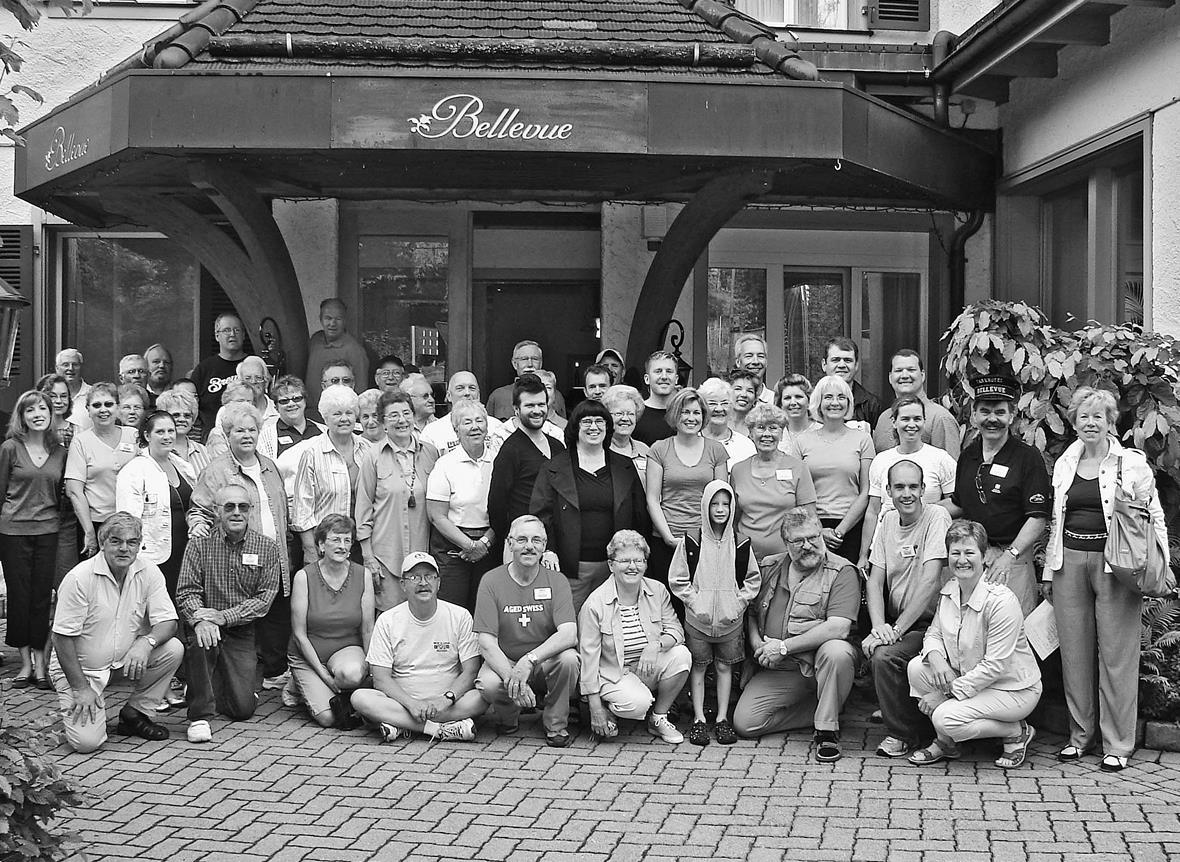 Nach dem Eidg. Jodlerfest vier erlebnisreiche Tage an der Lenk: Jodlerclub New Glarus aus Wisconsin, USA.