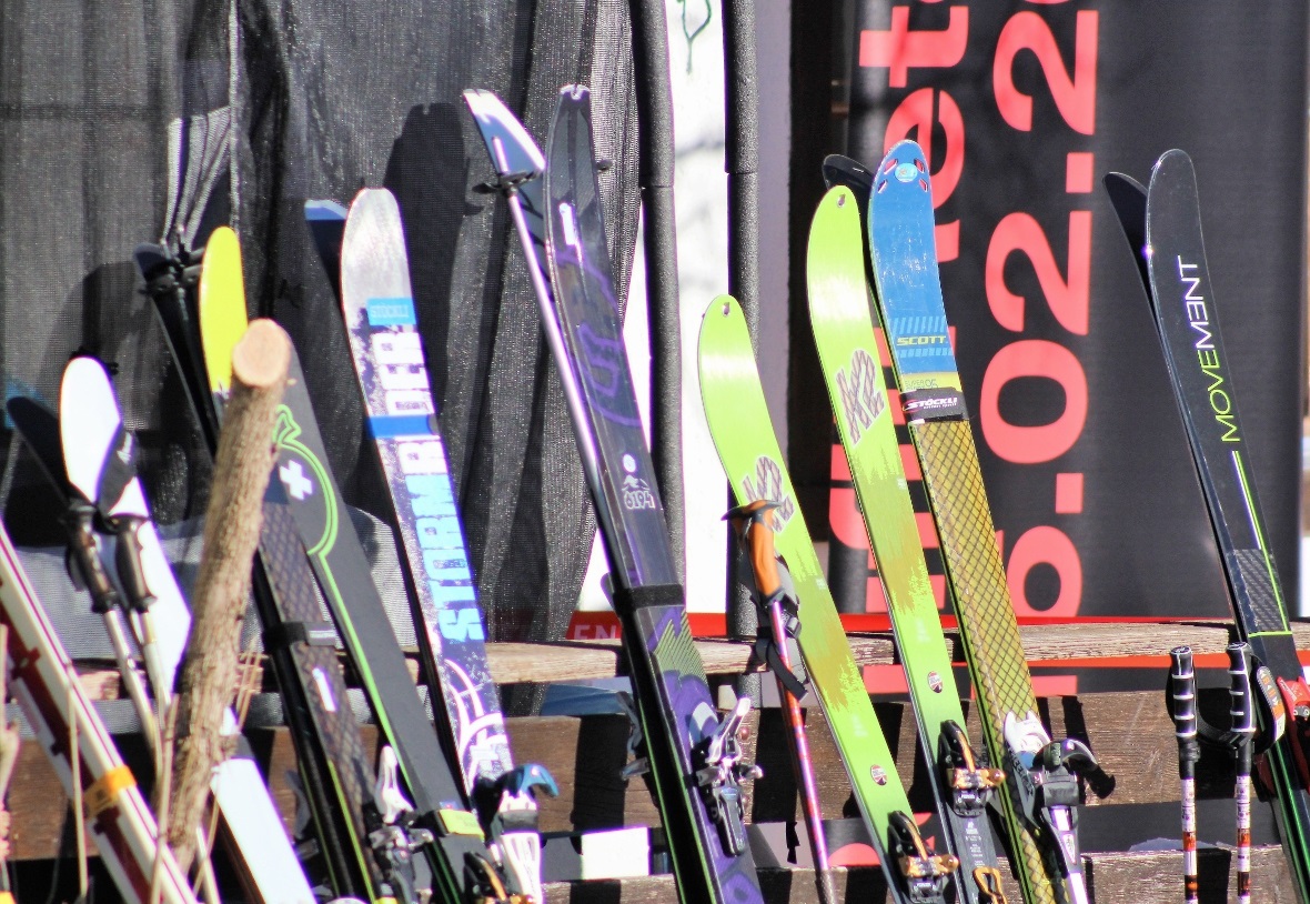 Nach dem Rennen schien sich auch das Material in der Sonne zu räkeln…