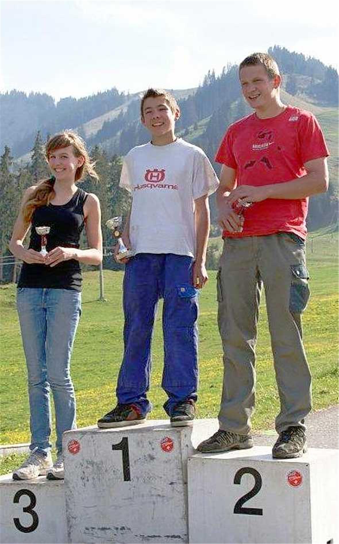 Nadin zum Wald; Sieger Benedikt Ast; Marcel Wyssmüller