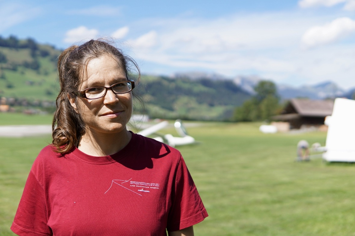 Nathalie von Siebenthal - Pilotin.