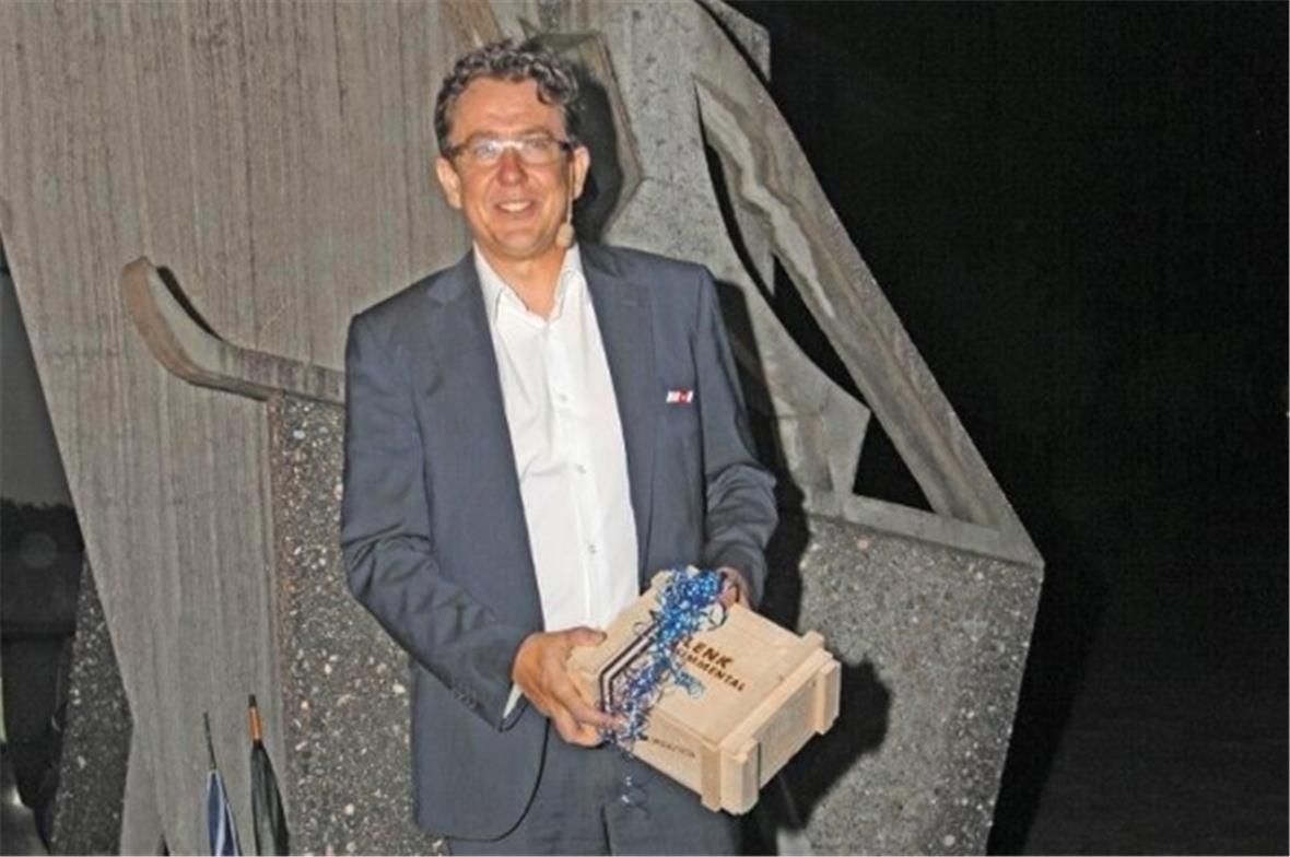 Nationalrat und Ständerats Kandidat Albert Rösti nach der Festansprache.