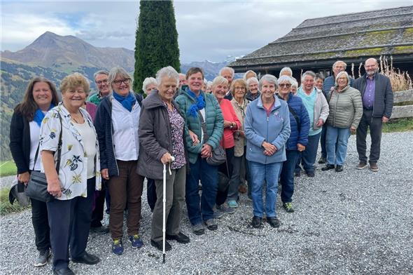 Neben der schönen Aussicht wurde auch das gemeinsame Dorfen genossen.