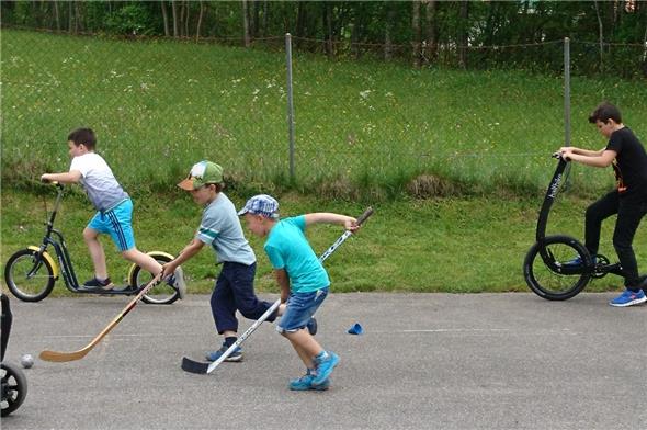 Nebst Spiel und Spass kam auch die sportliche Betätigung nicht zu kurz.