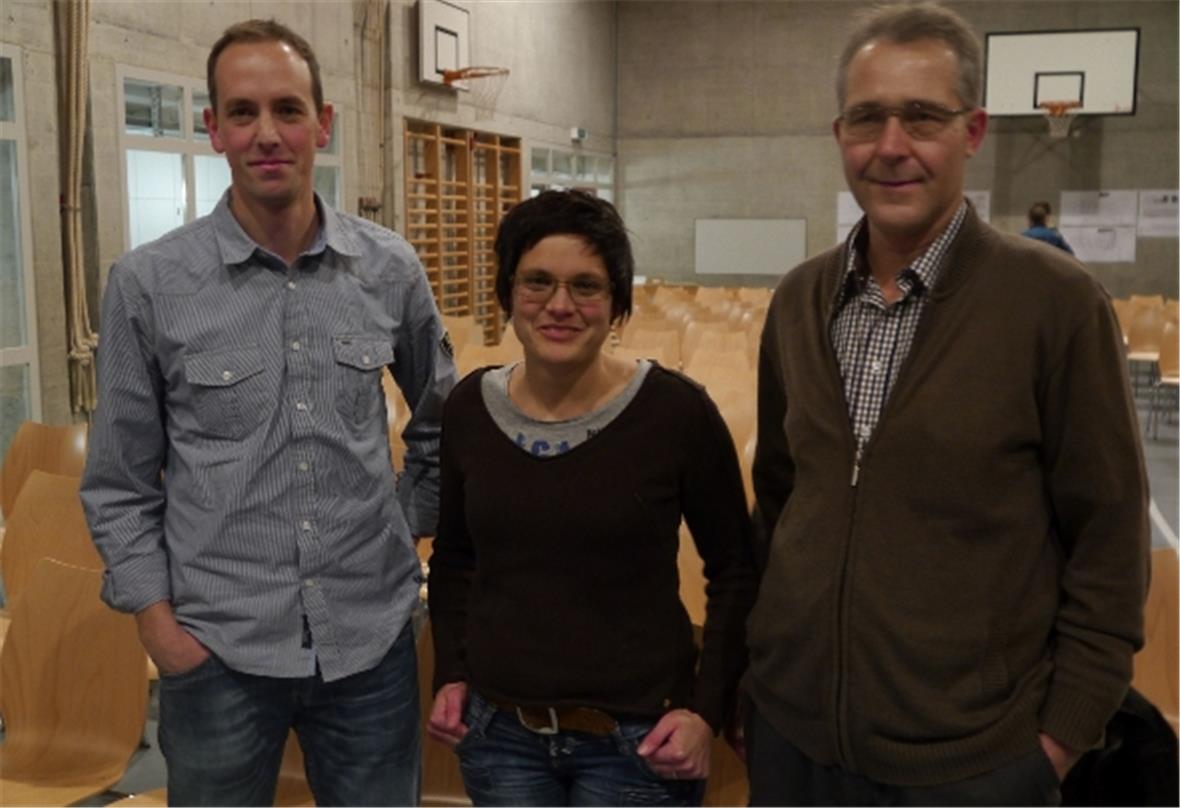 Neu in den Gemeinderat Diemtigen gewählt: Marcel Klossner, Gisela Stucki und Martin Aebersold (es fehlt Mathias Minnig).