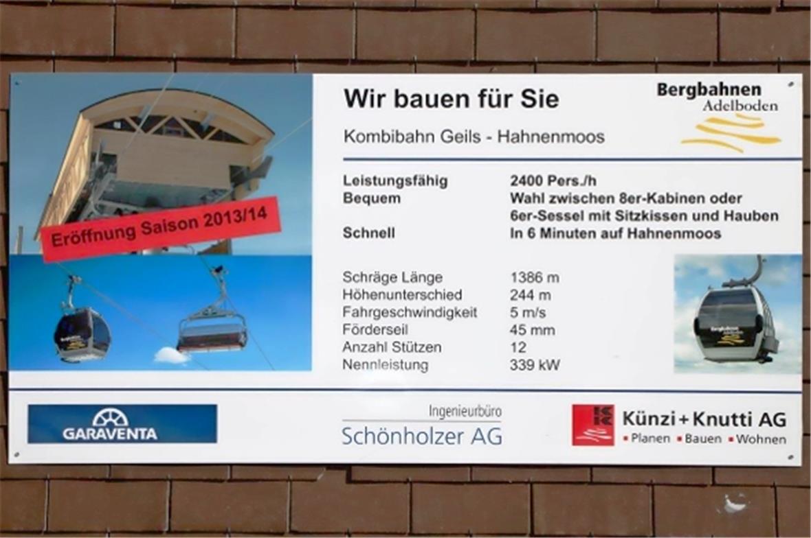 Abbau der alten Dame am Hahnenmoos, eine rundum saubere Sache Neue Hahnenmoos Bahn 2013