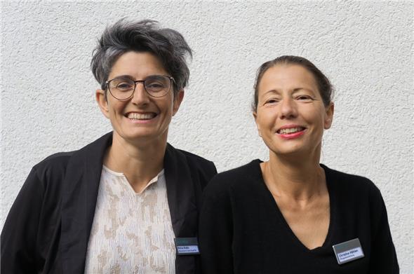 Neues Führungsteam: Petra Krebs (Geschäftsführerin) und Christine Hählen (Stv. Geschäftsführerin) übernehmen die Leitung der Senevita Halten an der Lenk.