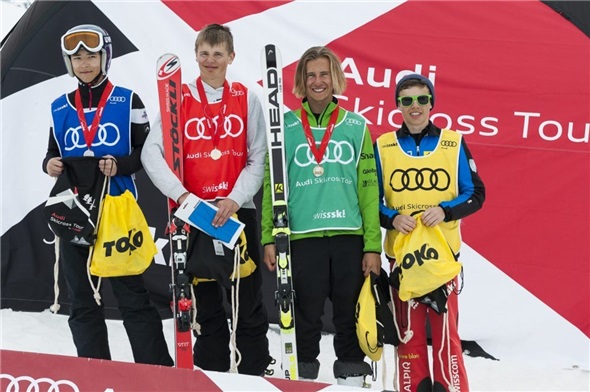 Nicholas Bingham (GB), Kilian Rufener aus Zweisimmen, Finn Sadler (AUS) sowie David Zenger aus Faulensee.