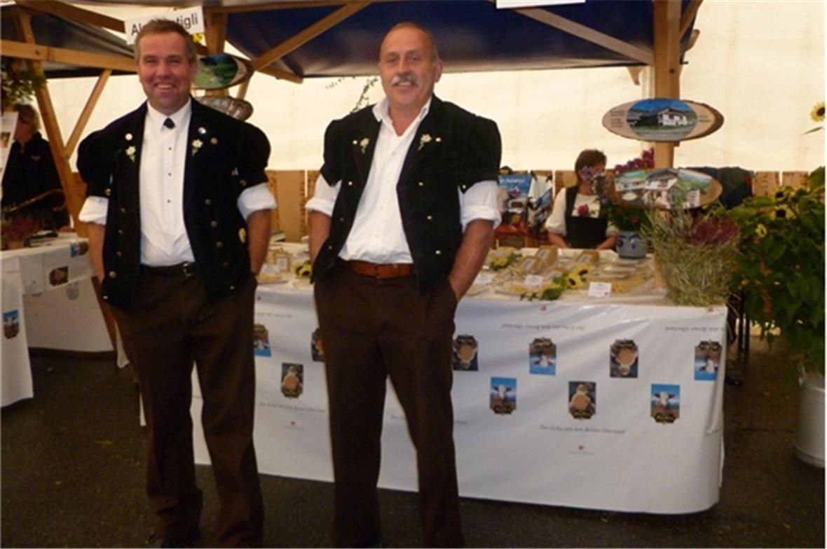 Nicht nur die Käsesorten präsentieren sich schön.