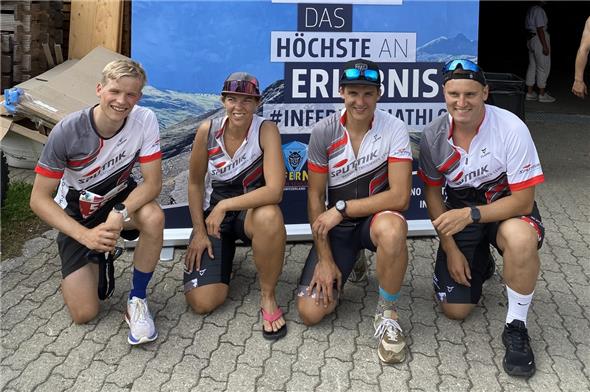 Nicola Buchs, Jolanda Tschanz, Ramon Zeller und Olivier Reinhard.