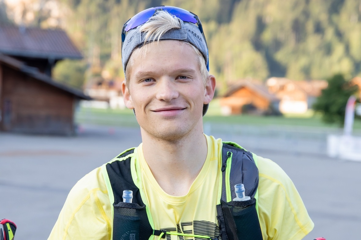 Nicola Buchs am Sonntagmorgen, kurz vor dem Start.