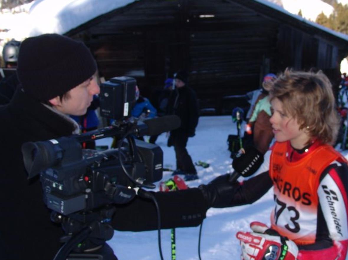 Noel von Grünigen beim Interview.