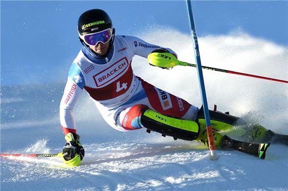 Noel von Grünigen liess die Konkurrenz bei den Schweizermeisterschaften im Slalom hinter sich und wurde Schweizermeister 2020 (Archivbild).